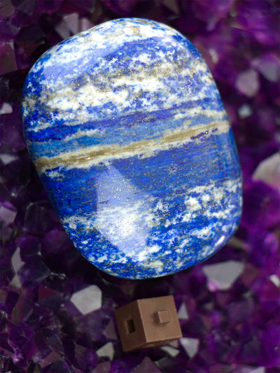 Lapis Lazuli Palmstone Fra Afghanistan